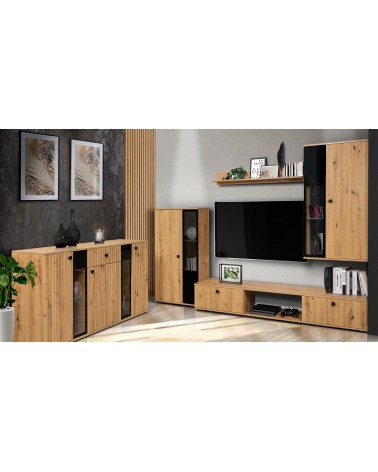 Salon complet CALI chêne