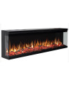 Chimenea eléctrica empotrable y mural Ulysse 127cm - 1400/1600W