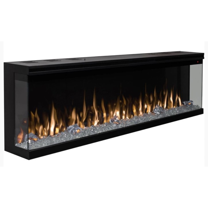 Cheminée électrique encastrable et murale Ulysse 127cm - 1400/1600W