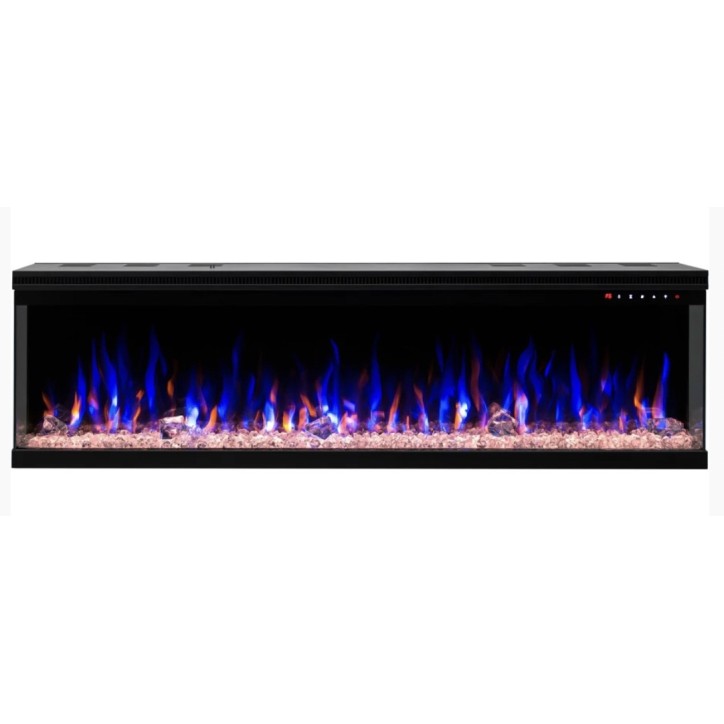 Camino elettrico da incasso e a parete Ulysse 127cm - 1400/1600W