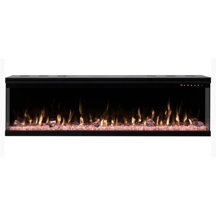 Cheminée électrique encastrable et murale Ulysse 127cm - 1400/1600W