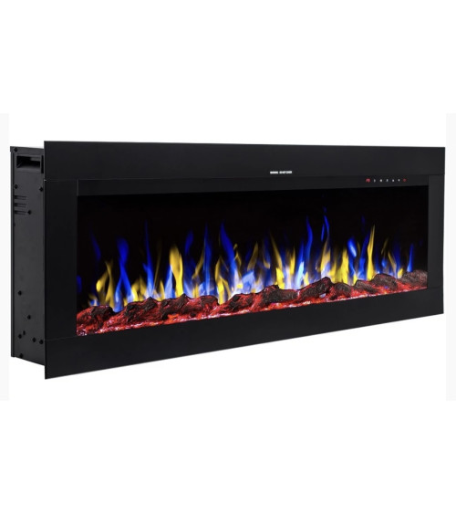 Cheminée électrique encastrable et murale Diane 183cm - 1400/1600 W