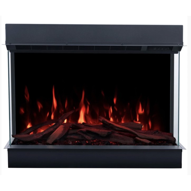Chimenea eléctrica empotrable Solène 80cm - 1400 / 1600 W