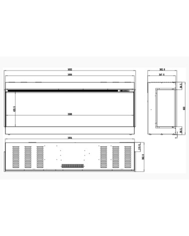 copy of Lareira a bio-etanol OSAKA 3,0 kw preto
