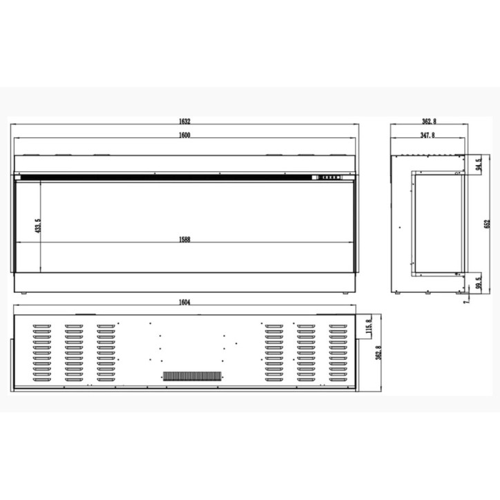 copy of Lareira a bio-etanol OSAKA 3,0 kw preto