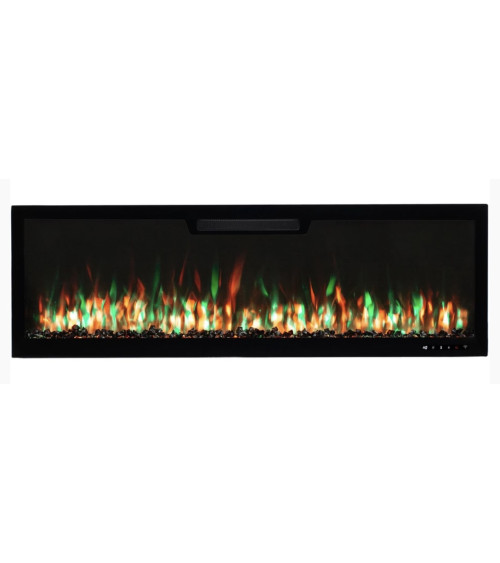 Cheminée électrique encastrable Ella 128cm - 1400/1600 W