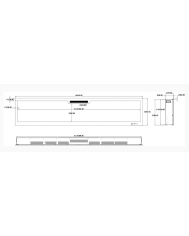 Caminetto elettrico da incasso Ella 213cm - 1400/1600 W