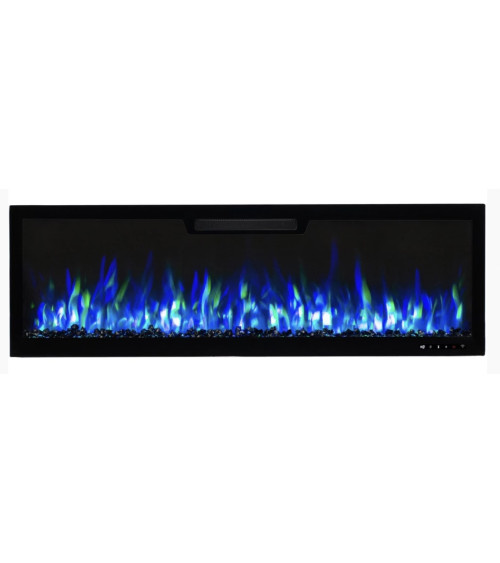 Chimenea eléctrica empotrable Ella 213cm - 1400/1600 W