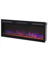 Chimenea eléctrica empotrable y mural Marjorie 183cm - 1400/1600W