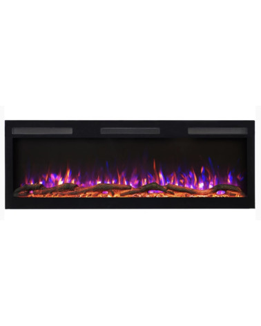 Caminetto elettrico da incasso e da parete Marjorie 213cm - 1400/1600W