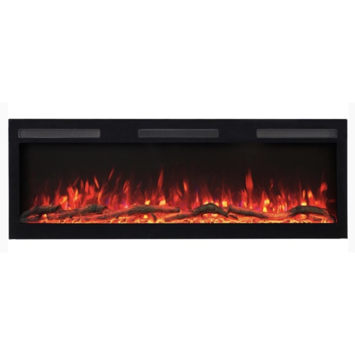 Caminetto elettrico da incasso e da parete Marjorie 213cm - 1400/1600W