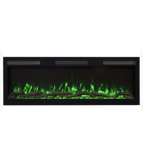 Caminetto elettrico da incasso e da parete Marjorie 213cm - 1400/1600W