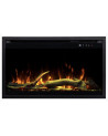 Chimenea eléctrica empotrable y de pared Alicia - 75cm (1400/1600 W)