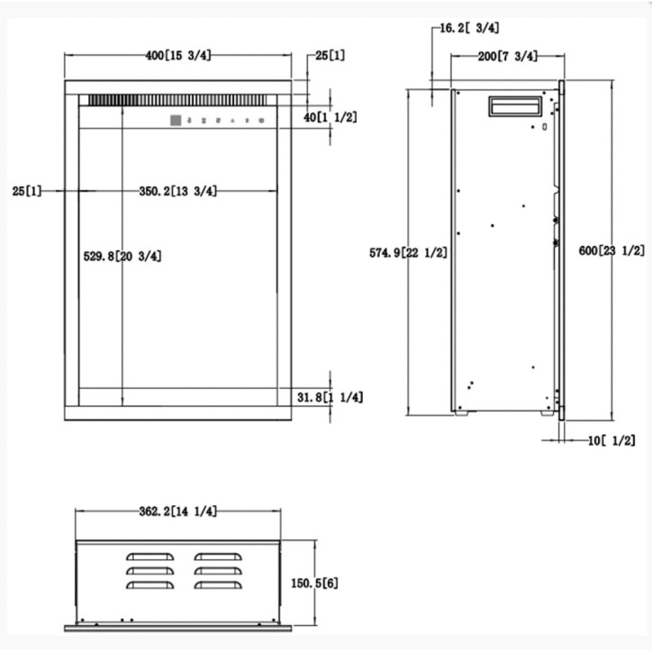 copy of Lareira a bio-etanol OSAKA 3,0 kw preto