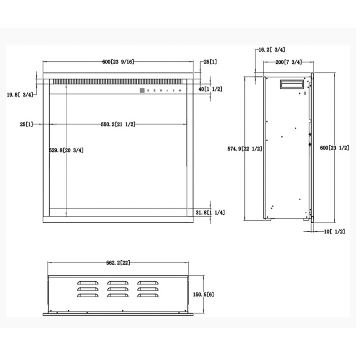 copy of OSAKA bio-ethanol haard 3.0 kw zwart
