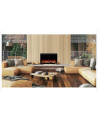 Chimenea eléctrica empotrable y de pared Alicia 80 cm - 1400/1600W