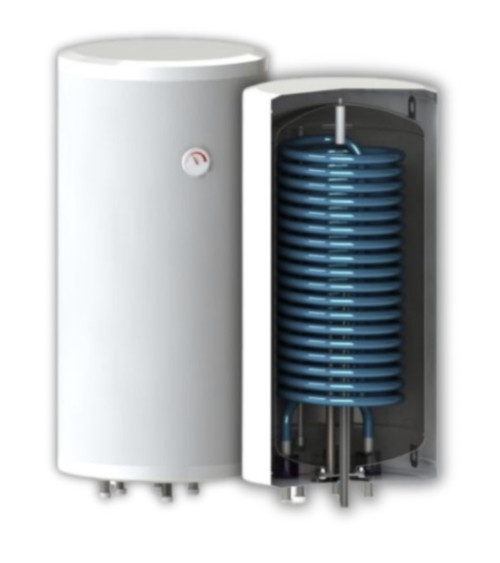 Calentador de agua esmaltado 150 L SUNSYSTEM BB S1 con 1 intercambiador de calor ampliado