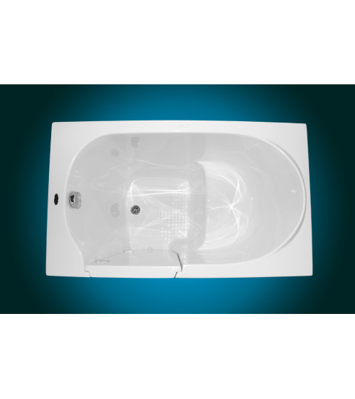 Baignoire à porte EUGENIE 115x68x90 cm pour personnes à mobilité reduite- baignoire design - mobilier salle de bain