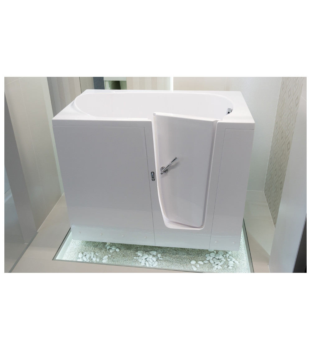 Bagno porta EUGENIE 115 x 68 x 90 cm per disabili vasca ridotto-design - arredo bagno