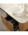 Mobile sottolavabo Stéphane in rovere massello chiaro – 700x547x466 mm
