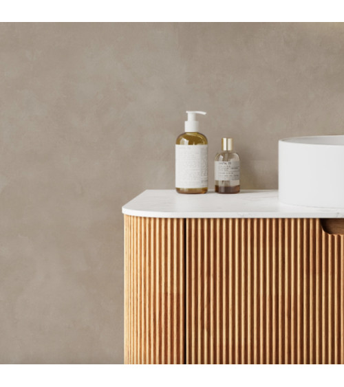 Mobile sottolavabo Stéphane in rovere massello chiaro – 700x547x466 mm