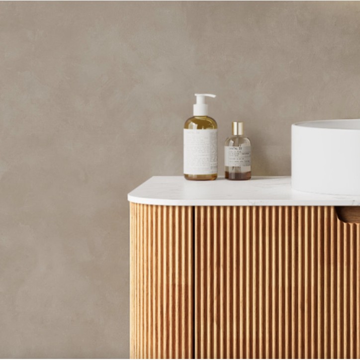 Mobile sottolavabo Stéphane in rovere massello chiaro – 700x547x466 mm