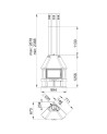 Poêle à bois LORCA - 14kw
