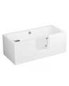 Baignoire à porte OVI 160x75cm blanche - ouverture à droite