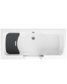 copy of Banheira de entrada ADELAIDE II preto 160/170/180x75/80x54 cm