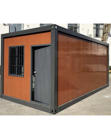 Container AB3 orange boisés - 6x2,5m