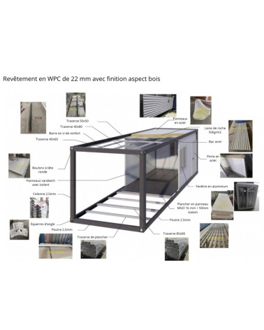 Container PR4 - 6x2,5m
