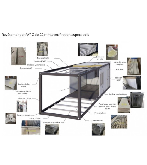 Container PR5 - 6x2,5m