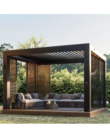 Pergola Juliette - 3x3m in alluminio