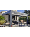 Pergola bioclimatique Jane 4x4m en aluminium 3 stores