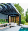 Pérgola bioclimática Elite em alumínio 8 × 3 m – 3 módulos