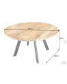 Table ronde IRON CRAFT