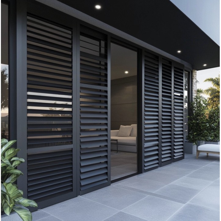 Persiana de exterior de aluminio Onyx - a medida