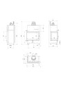 copy of Inzethaard met schuifdeur MBA 17 BS linker glas