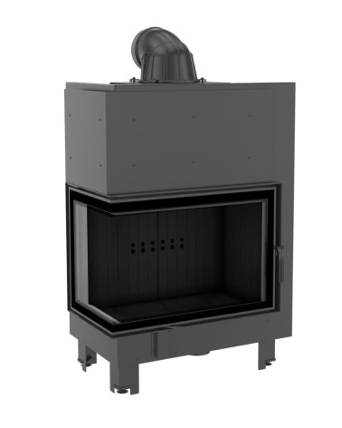 Insert cheminée MBA 17 BS vitre à gauche ouverture relevable