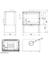 Holzkamineinsatz    KFD STO M14 3F