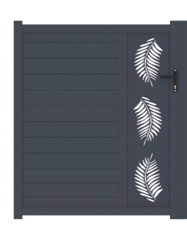 Portail Zoé 140x300cm – 2 vantaux en aluminium