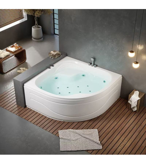 Bañera balneo DERDA derecha 180x120cm mueble de baño