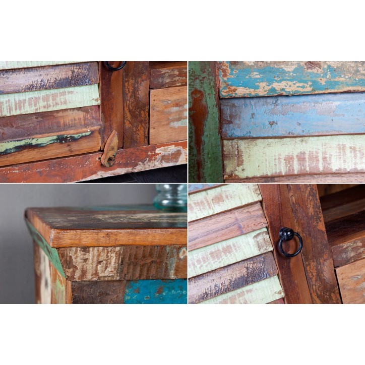 Meuble TV ECO II 150cm en bois recyclé