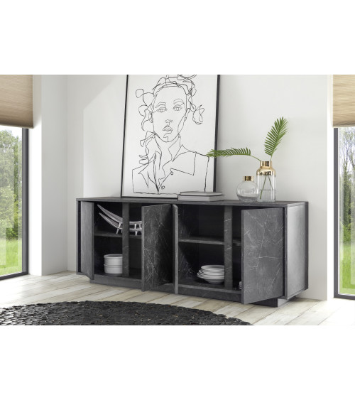 Sala da pranzo completa antracite MIREL