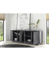 copy of BASIC dressoir antraciet grijs marmer 160 cm