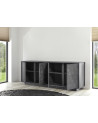 copy of BASIC dressoir antraciet grijs marmer 160 cm
