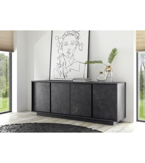 copy of Buffet BASIC marbre gris anthracite 160 cm