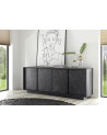 Credenza CARRARA in marmo grigio antracite 180 cm