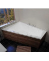Bañera asimétrica DOPPIO 180x130 cm derecha