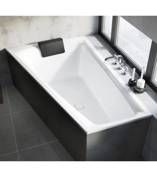 Baignoire d'angle Wonny 170 x 110 cm, gauche